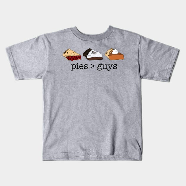 Pies > Guys Kids T-Shirt by Salty Said Sweetly